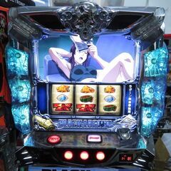パチスロ実機 ブラックラグーン3 リミットブレイクコイン不要機付き
