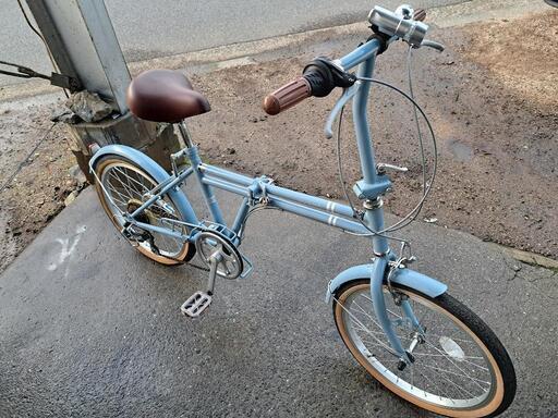 綺麗❗プロント折り畳み自転車　6速ギア付き