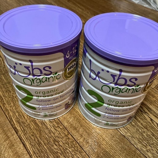 人気提案 bubs organic 粉ミルク 6-12ヶ月 3缶セット（新品】bubs Organic ミルク