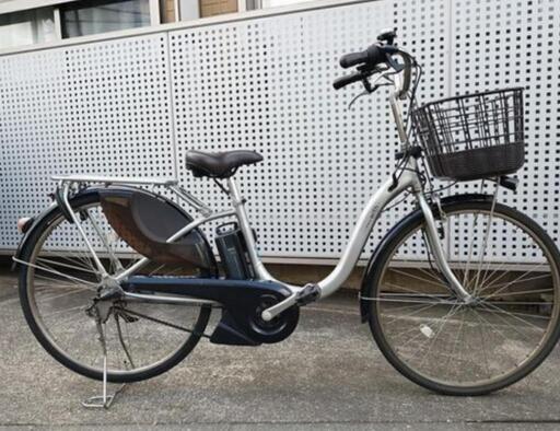 ヤマハ電動自転車　PAS with パス　美車両　2021年　26インチ　12.3アンペアバッテリー　個人出品近隣配送可能