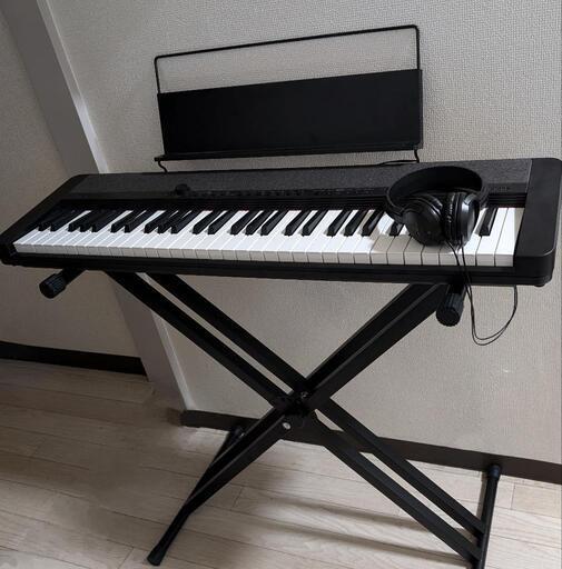 カシオ (CASIO) 電子キーボード カシオトーン CT-S1　スタンド、ヘッドフォン付き