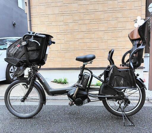 電動アシスト自転車　ヤマハ PAS Kiss 20インチ　カーキ　バッテリー8.7Ah 充電器付