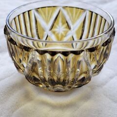 値下げ10月25日まで！薩摩切子未使用品！小付鉢 黄単品又は他の色とまとめ売り可