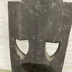 木彫り 飾り アフリカスタイル お面 アンティーク オブジェ アジアン家具 壁飾り アフリカンドール Y0379