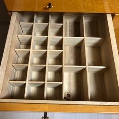 府中家具バーズアイメープル8段チェスト整理箪笥洋服タンス