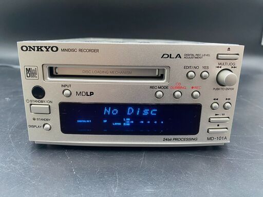 ★ONKYO MINIDISC RECORDER MD-101A 通電済み 2002年製