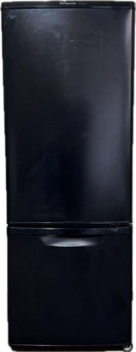 Panasonic 168Ｌ　冷蔵庫 　一人暮らし　ブラック