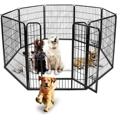 ペットサークル（100×80cm・10枚組）大型犬・中型犬向け DUDULIFE DUDUPET