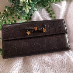 ✧₊⁎GUCCI グッチ˳✧༚*GG柄 レザーシマライン プリンシー