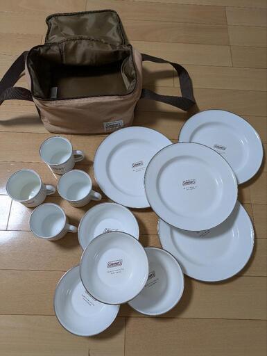 コールマンColeman BEAUTY \u0026 YOUTH コラボ エナメルディッシュセット