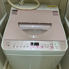 SHARP 縦型洗濯機 ES-TX5A 5.5kg ピンク