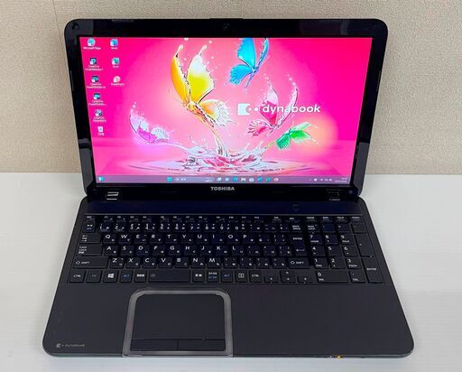 美品　東芝　dynabook　15.6インチ  Core i7　8GB　新品SSD256GB　Blu-ray　 Bluetooth内蔵　Office2019