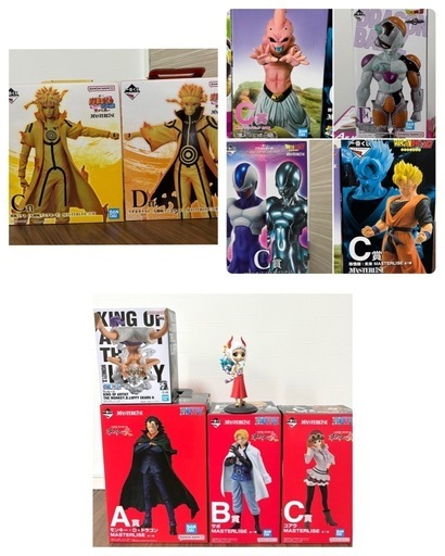 一番くじ　フィギュアまとめ売り　ドラゴンボール　ワンピース　ナルト