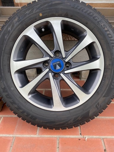 スタッドレスタイヤ　175/65/R15 ブリヂストン22年　モデリスタホイール