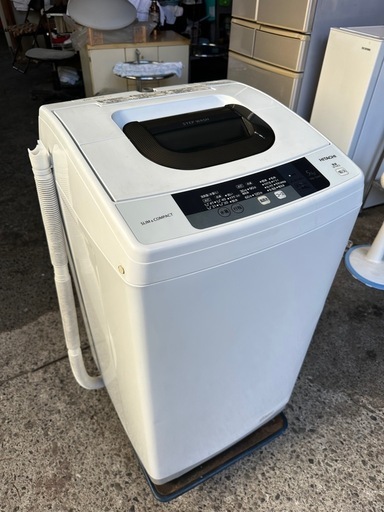 日立 全自動洗濯機 5kg ピュアホワイト NW-5WR W
