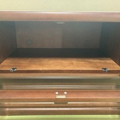 (高級)天然木アイボリーテレビボード