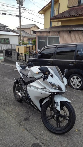 ヤマハ・YAMAHA・YZF-R125☆ホワイトパールちょい悪カスタム