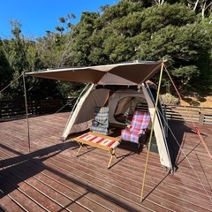 ロゴス LOGOS Tradcanvas PANELドゥーブルXL  ソーラートップシート付