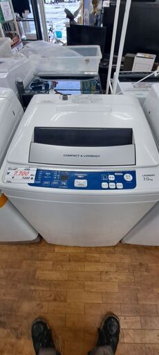 【リサイクルショップどりーむ鹿大前店】No.11196　洗濯機　アクア　2012　7.0キロ　AQWーS70A　写真参照