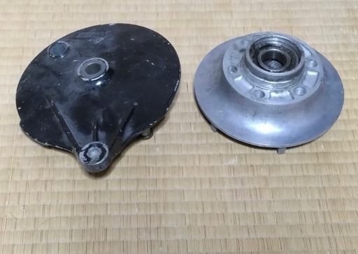 スズキ　GS400 ブレーキパネル　スプロケットタワー