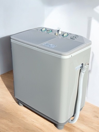 八4879【送料込み】AQUA 2層式電気洗濯機　2018年製  3.5kg AQW-N351