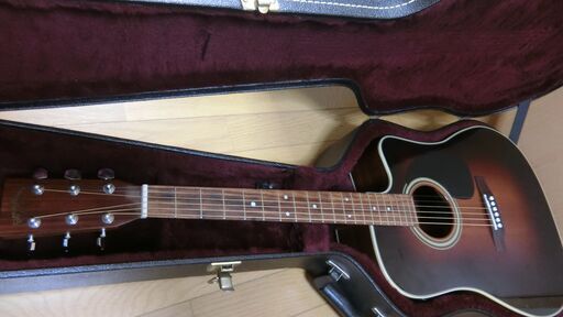 ❤️弦高調整済！シグマ DRC-1STE SB　エレアコ＋ハードケース　希少！ ❤️弦高調整済！シグマ DRC-1STE SB エレアコ＋ハードケース 希少