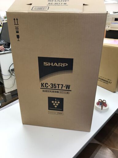 ★ジモティ割あり★ SHARP 未使用 加湿空気清浄機 KC-35T7-W  2023 動作確認／クリーニング済み KJ6561