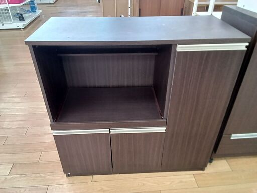 ☆ジモティ割あり☆ キッチンボード ライトブラウン H90×D43×W113 際どく