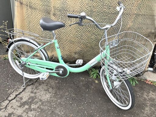 Attivo/アッティーボ 自転車 ママチャリ 20インチ シティサイクル 前かご  変速なし