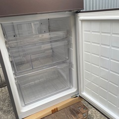 中古品 2016年製 SHARP シャープ SJ-PD27B-T 冷凍冷蔵庫 プラズマクラスター消臭 抗菌 右開き 省エネ キッチン 大容量 一人 二人暮らし 動作確認済