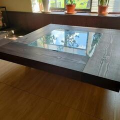 【九州送料無料】特大囲炉裏 ダイニング 無垢材 火鉢 特注品 