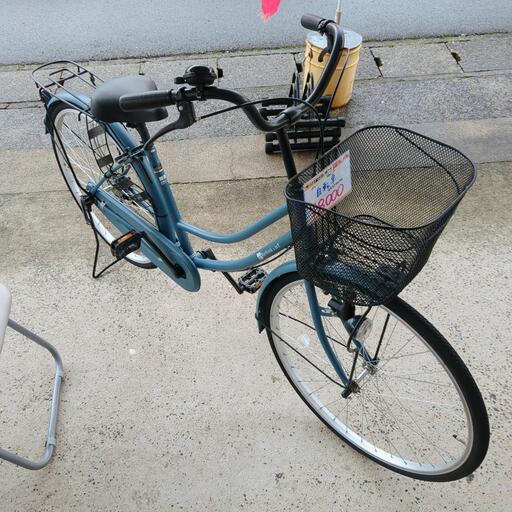 自転車☆Rethink＆mE☆GG3D46054,26インチ、艶消しブルーカラー、小傷・小錆、ママチャリ【こちらは店舗です。浜村鹿野温泉ICから3分 買取本舗 宮本リサイクル 営業時間9～19時 定休日水曜のみ←連絡できませんm(_ _)m