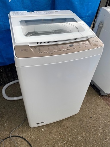 お薦め品‼️分解洗浄済み‼️長期保証あり‼️静音インバーター搭載‼️YAMADA洗濯機8kg2022年