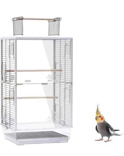 鳥かご 大型 アクリル バードケージ 小鳥 アクリル ゲージ 80cm 小動物 インコ モモンガ