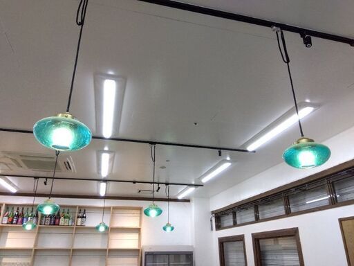 ガラス吊り電飾
