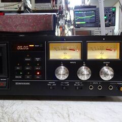 ＴＡＳＣＡＭ　業務仕様３ヘッドオートリバースデッキ　１１２ＲＭＫⅡ  美品　動作安定　簡易整備済み