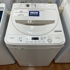 全自動洗濯機　SHARP ES-GE4D 2020年製　18,700円