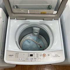 全自動洗濯機　AQUA AQR-S6P 2024年製　25,300円 全自動洗濯機 AQUA AQR-S6P 2024年製 25,300円
