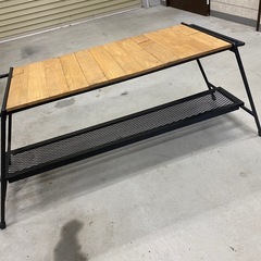 ホナグッズ　アイアンテーブル、ローテーブルセット　キャンプ