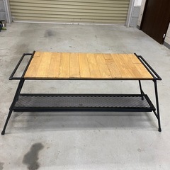 ホナグッズ　アイアンテーブル、ローテーブルセット　キャンプ