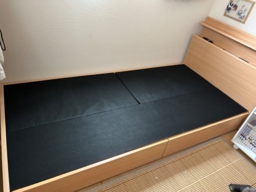 引き出し収納付きベッド