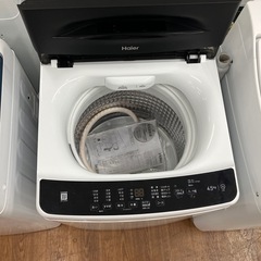 全自動洗濯機　Haier JW-U45A 2022年製　18,700円