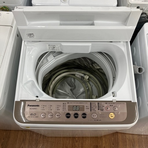 全自動洗濯機 PanasonicNA-F60PB11 2018年製 20,900円 洗濯機 