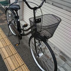 Fit\'z[フィッツ]26吋 ファミリーサイクル 変速なし/LEDオート(ブラック)