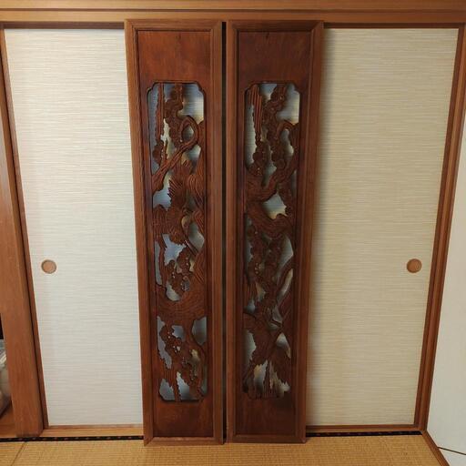 鶴 松 彫刻 欄間 リノベーション 内装 インテリア