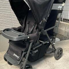 カブース joovy ウルトラライトグラファイト 2人乗りベビーカー 