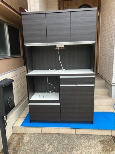 中古 土井インテリア　食器棚