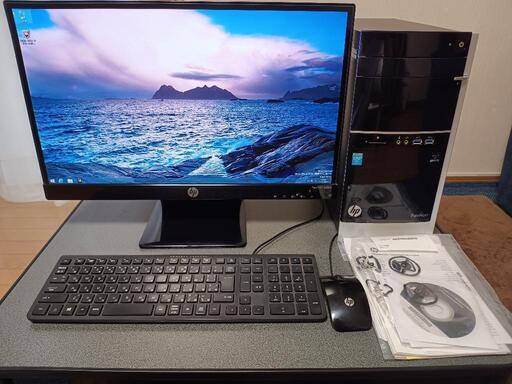 hp Pavilion 500-240jp Core i5-4440 3.10GHz /SSD256GB/8GB/DVD win8.1 24インチIPSディスプレイ マウス キーボードセットでこの価格！