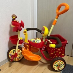 美品】三輪車 アンパンマン デラックスR