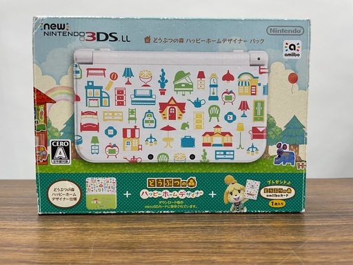 New 3DS LL 本体 どうぶつの森 ハッピーホームデザイナー仕様